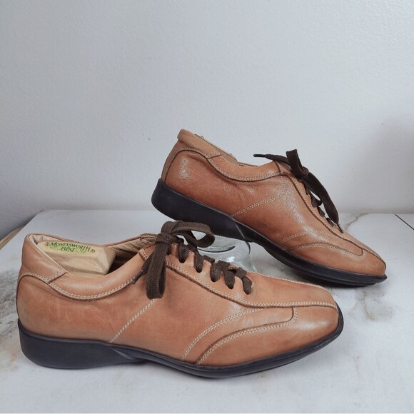 Drake Sport Shoes Men\'s Cognac Leather Lace Up Shoes Sneakers, Sz 8.5 main image 6